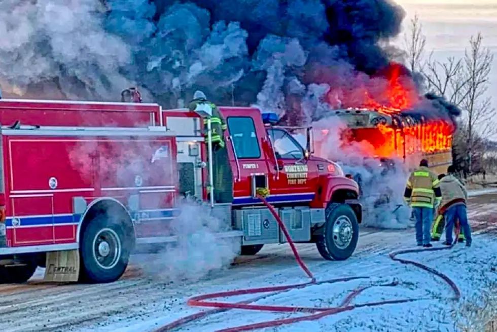 Lincoln County Sheriff’s Pictures of Scary School Bus Fire