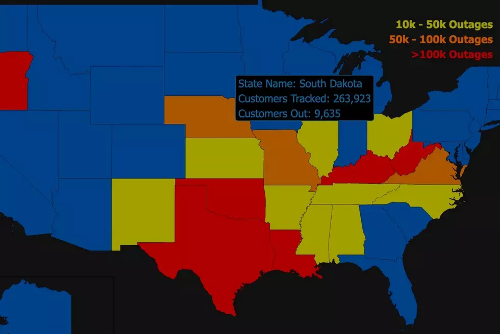 Some Power Outages Being Reported In South Dakota