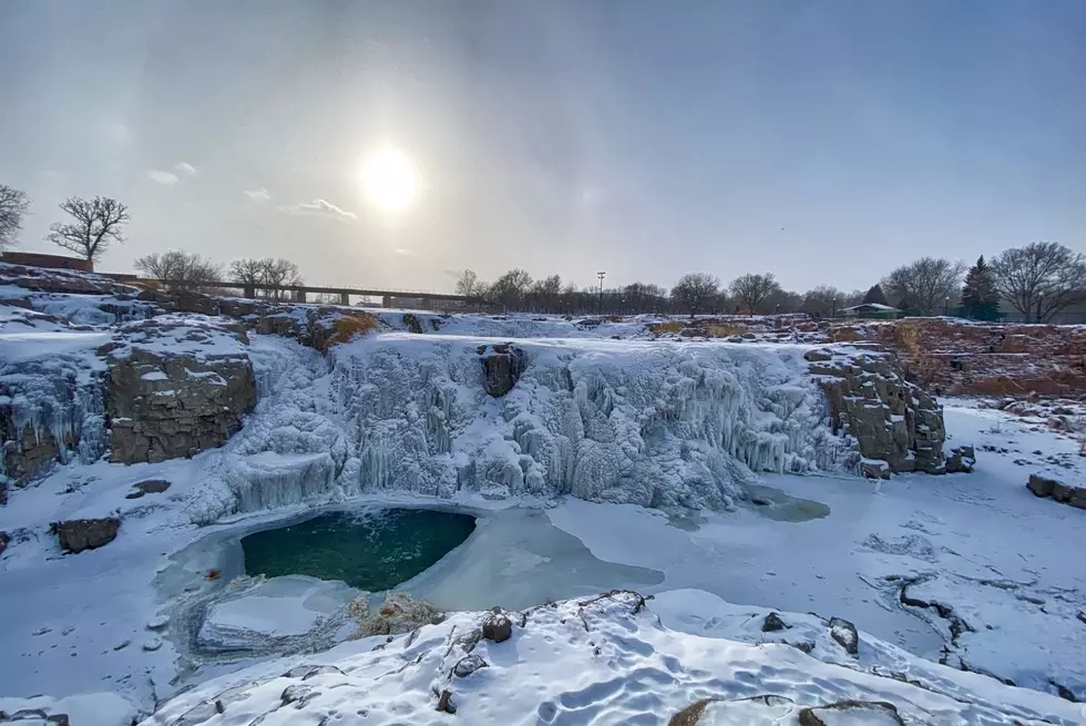 Frozen Falls of Sioux Falls February 2021 [Video]