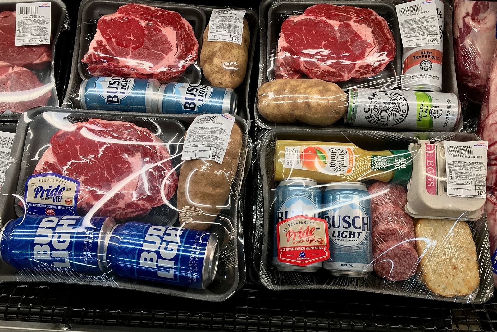 Adult lunchable: South Dakota grocery store selling special steak pack