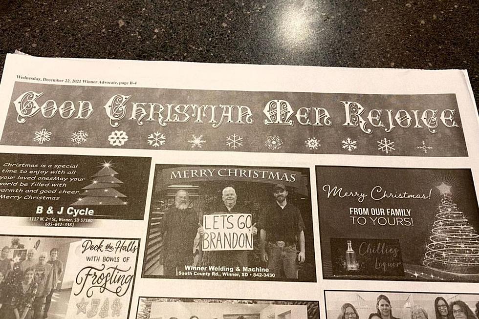 South Dakota Man Uses &#8216;Let&#8217;s Go Brandon&#8217; in Newspaper Ad