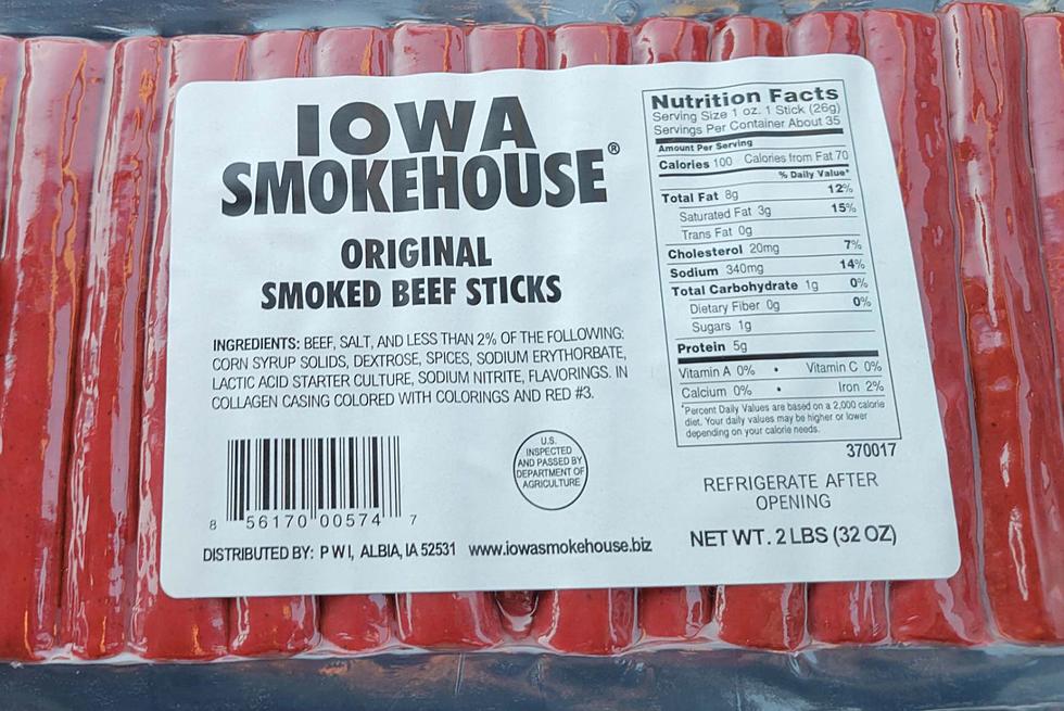 15,000 Pounds Of Iowa Beef Sticks Being Recalled