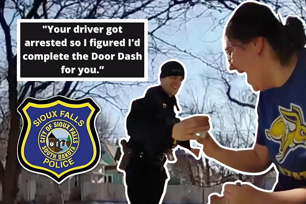 Sioux Falls Officer Completes Delivery After DoorDash Arrest