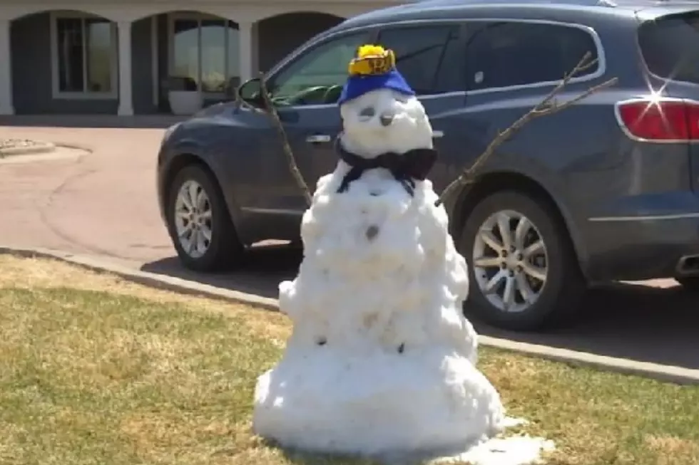Did You See the Snowman in Sioux Falls on Tuesday?