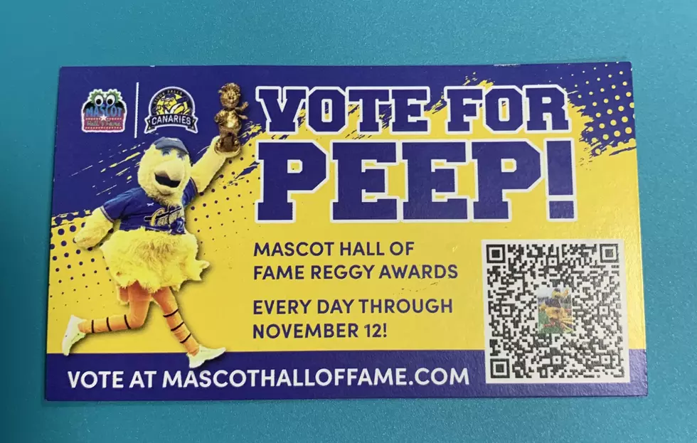 Help Sioux Falls Canaries' Peep Win Mascot Hall of Fame Awards!