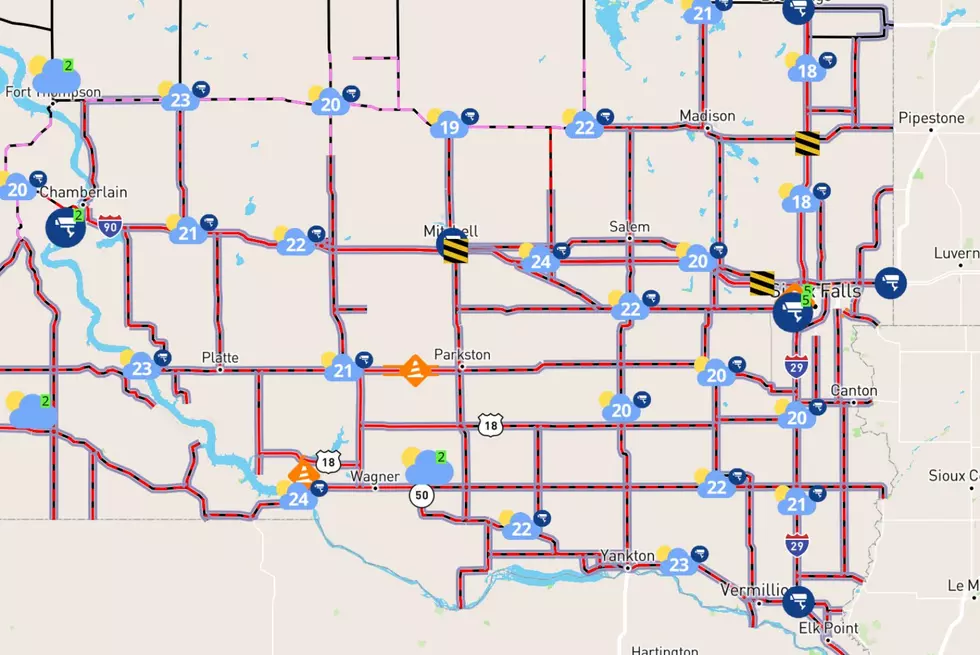 South Dakota Snow Storm Closes Roads And Interstates