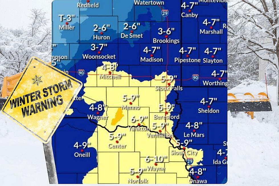 “Winter Storm Warning” Issued For Minnesota, Iowa, & South Dakota