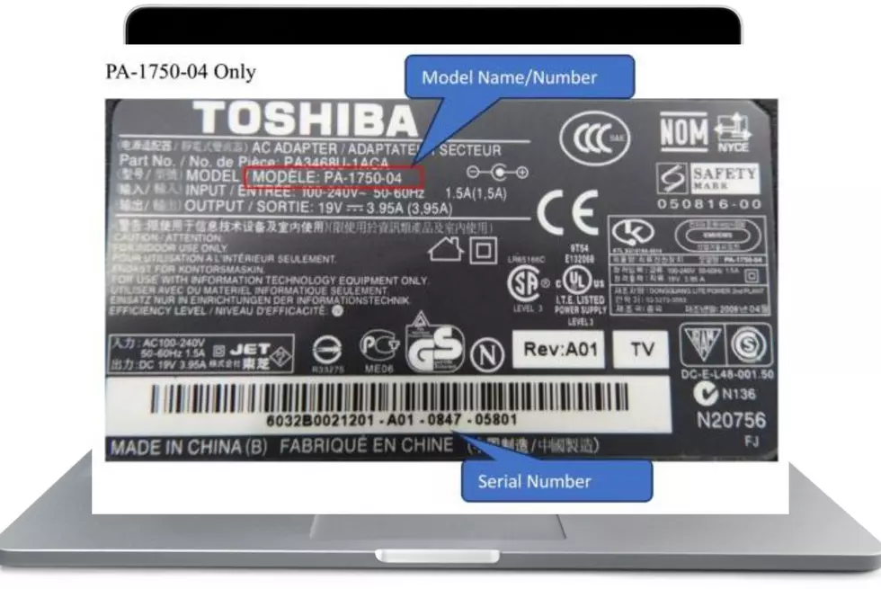 Dynabook Americas Recalls 15.5 Million Toshiba Laptop AC Adapters-CPSC.GOV