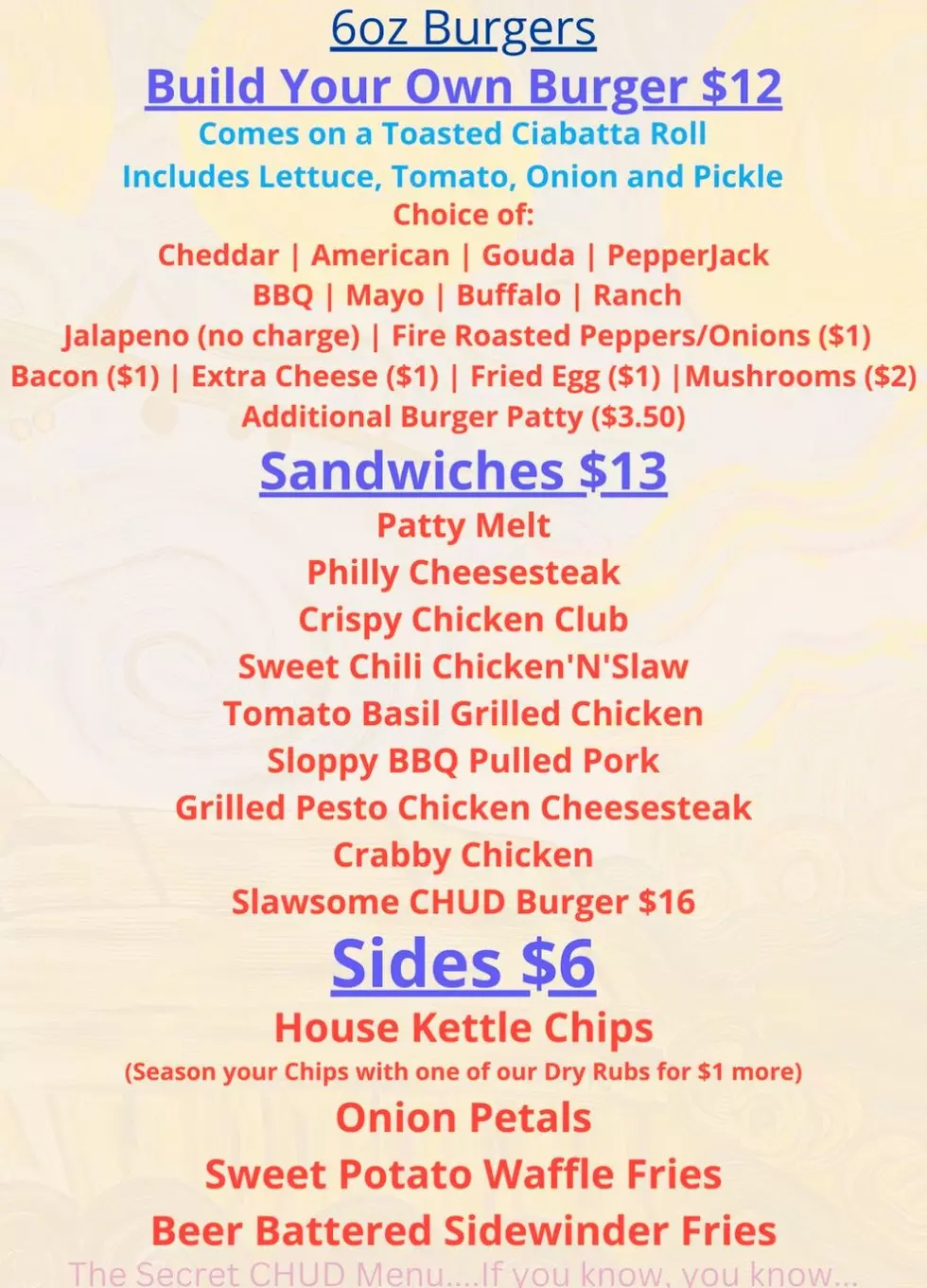 Courtesy Kellie Stark CHUDS Pub and Grub and Canva