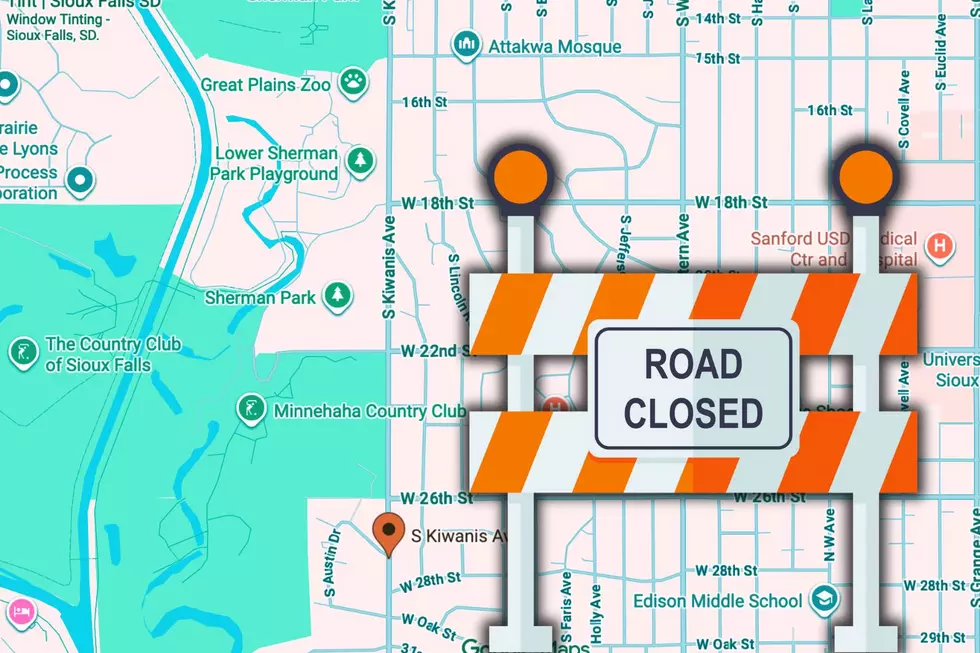 Lane Closure Starts Today On Kiwanis Avenue In Sioux Falls