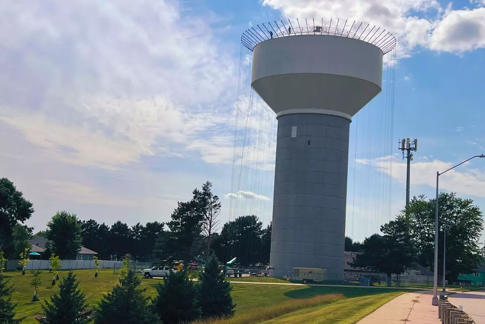 Sioux Falls Water Tower Is Getting Some Major Work Done