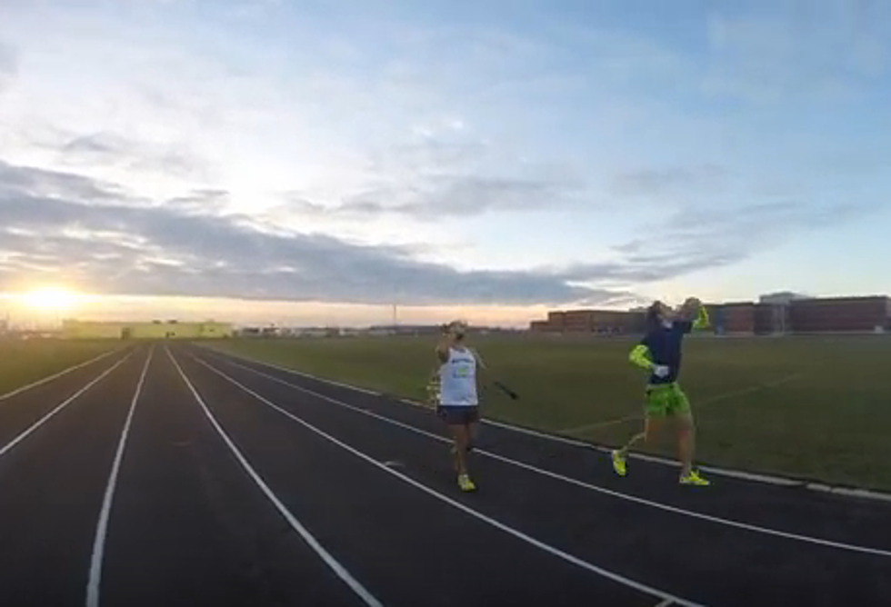 World Record 'Beer Mile'