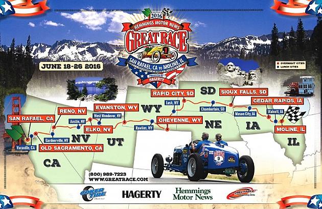 &#8216;Great Race&#8217; Will Thunder Across South Dakota this Summer &#8211; With a Stop in Sioux Falls