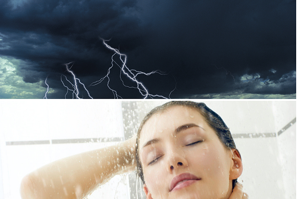 Did You Shower During This Morning&#8217;s Thunderstorm?