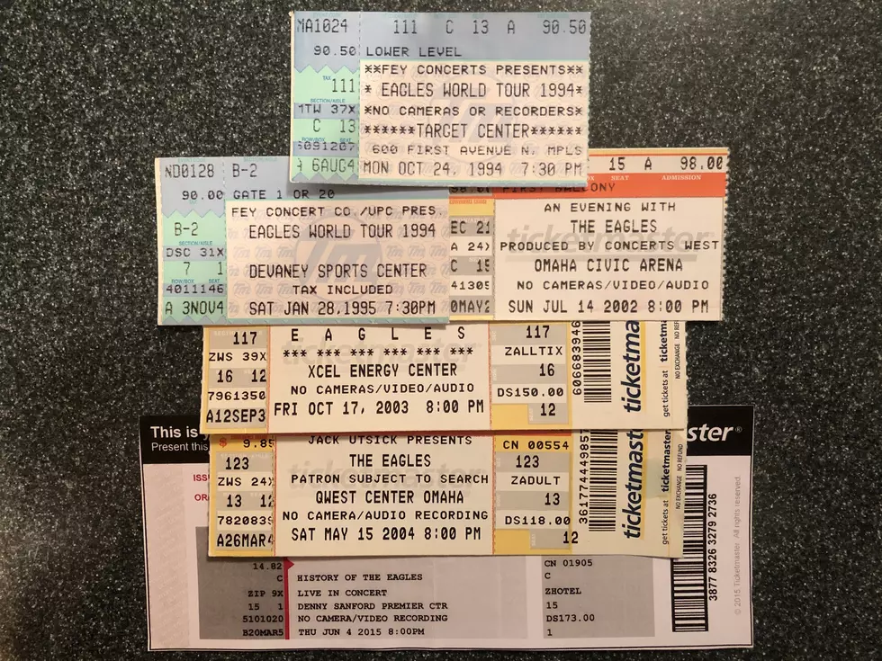 Radio Listener Shares Memorable Ticket Stubs [PHOTOS]