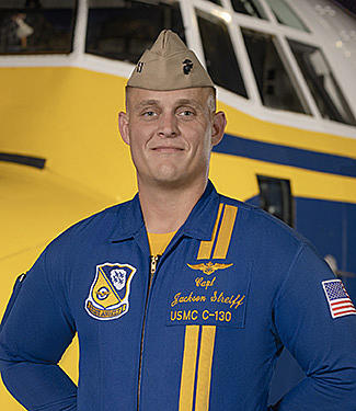 Blue Angels wear yellow flight suits to commemorate 75 years