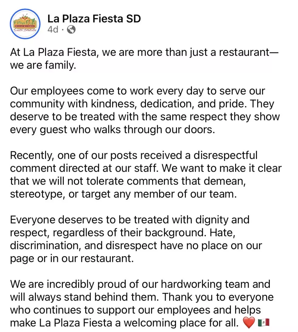 La Plaza Fiesta - Facebook Post