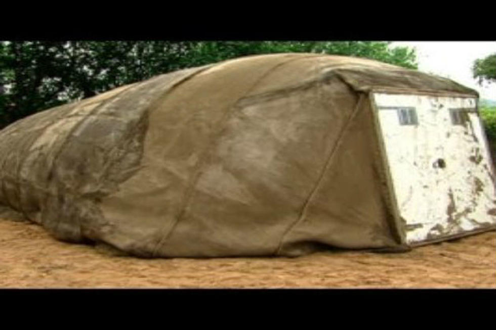 Concrete Tent Can be Assembled in Minutes