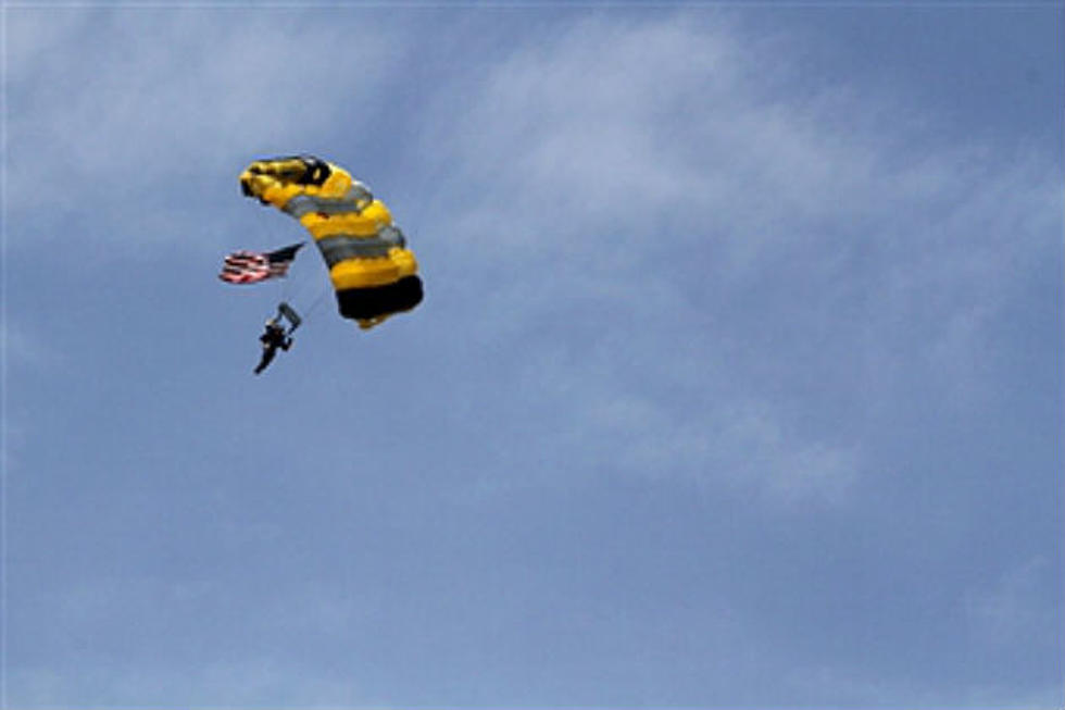 Shortstop and Skydiver Collide