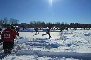 Annual New England Pond Hockey Tourney This Weekend