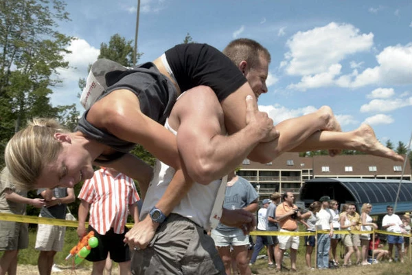 Wife Carrying Championship This Saturday At Sunday River photo