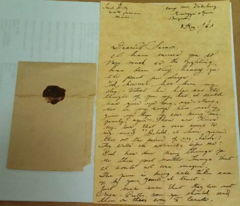 A Piece Of Maine History: 1863 Civil War Soldier&#8217;s Letter Home to Palermo, Maine