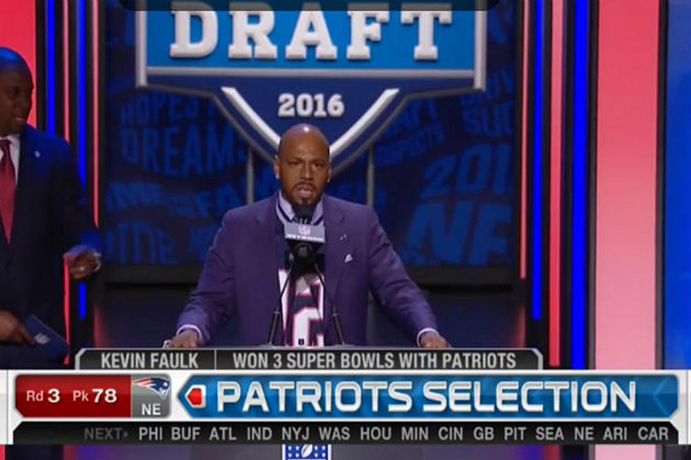 Kevin Faulk’s Most Awesome Draft Day Announcement [VIDEO]