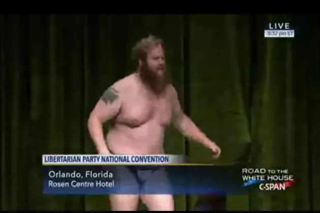 Man Strips At Libertarian Party Convention [VIDEO]