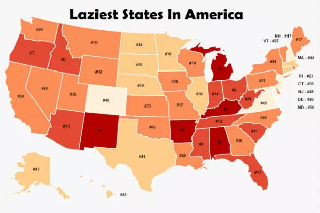 See Where Maine Ranks In The List Of Laziest States In America