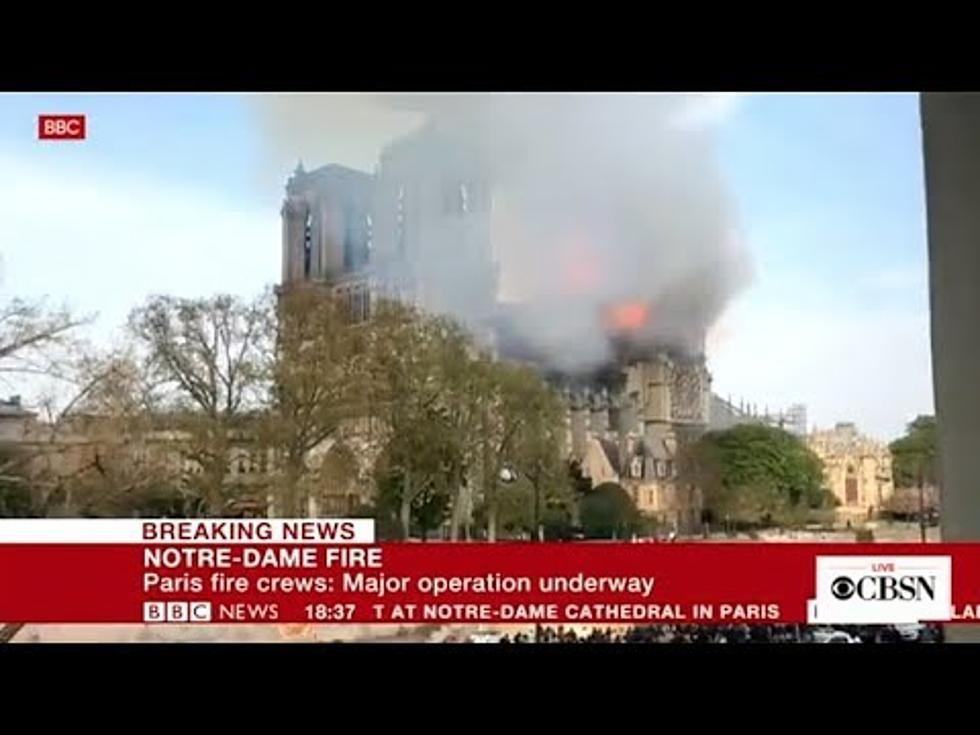 Historic Notre Dame Cathedral Is On Fire