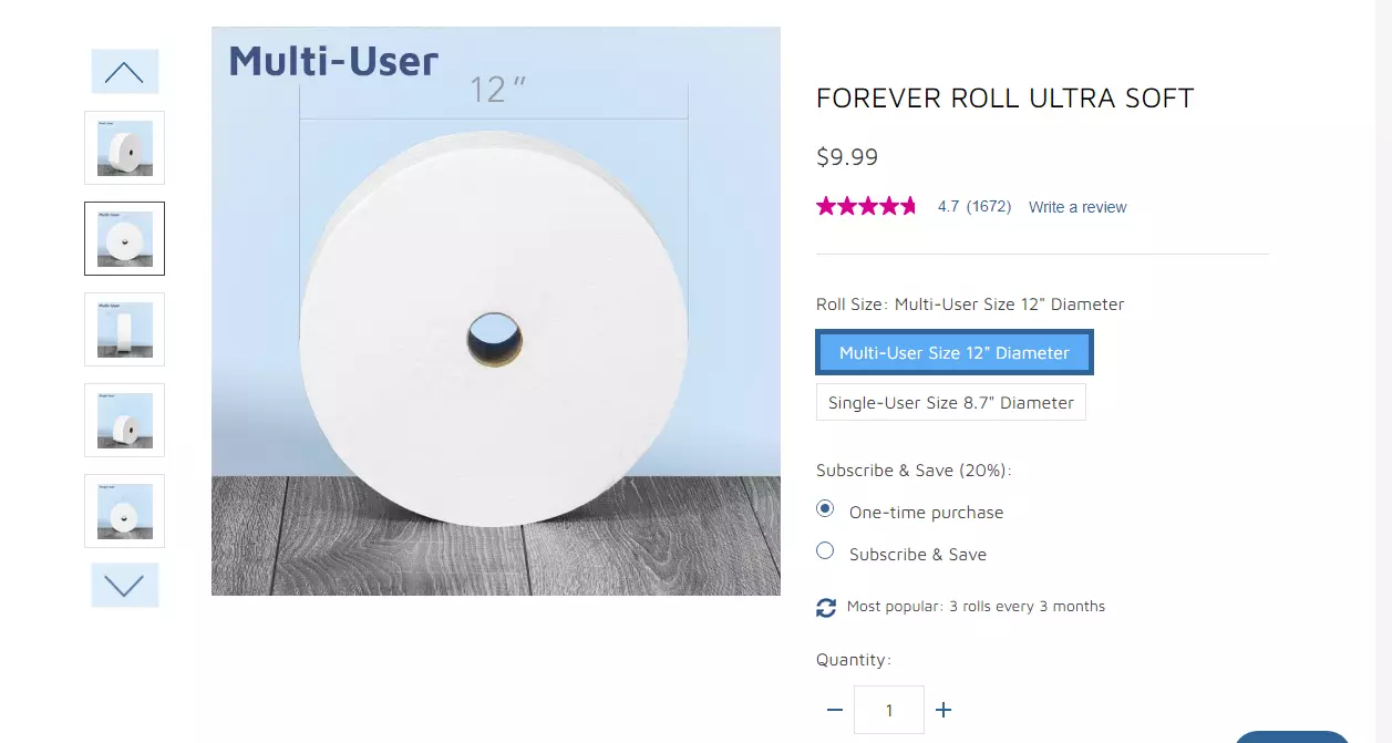 Forever Roll Ultra Soft