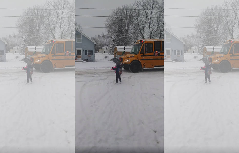 Waterville Bus Driver Blasts Christmas Music At Pick-Up