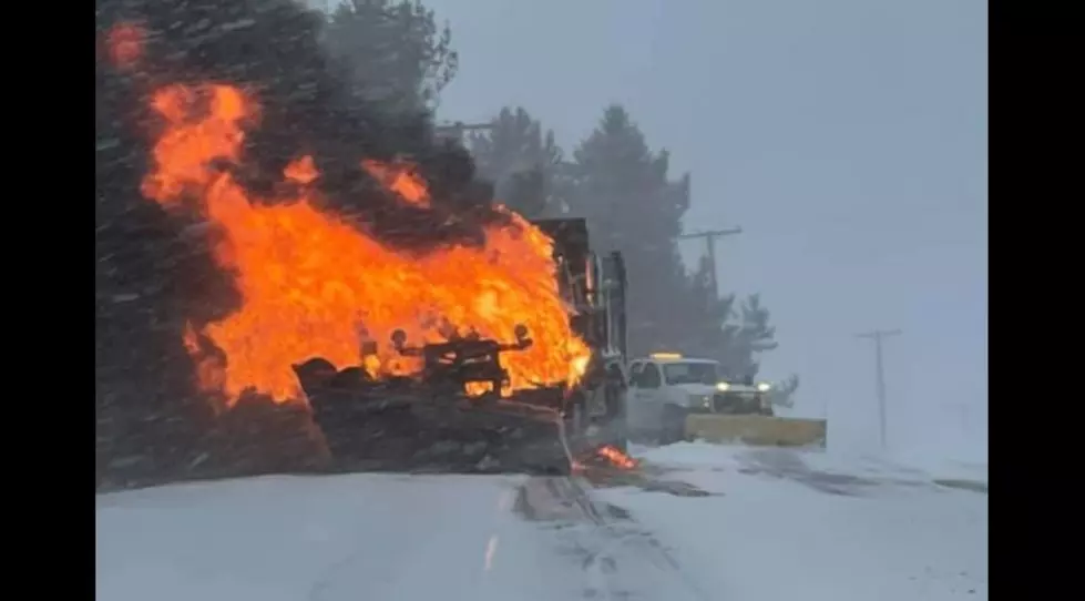 Maine Plow Truck A Total Loss After Catching Fire