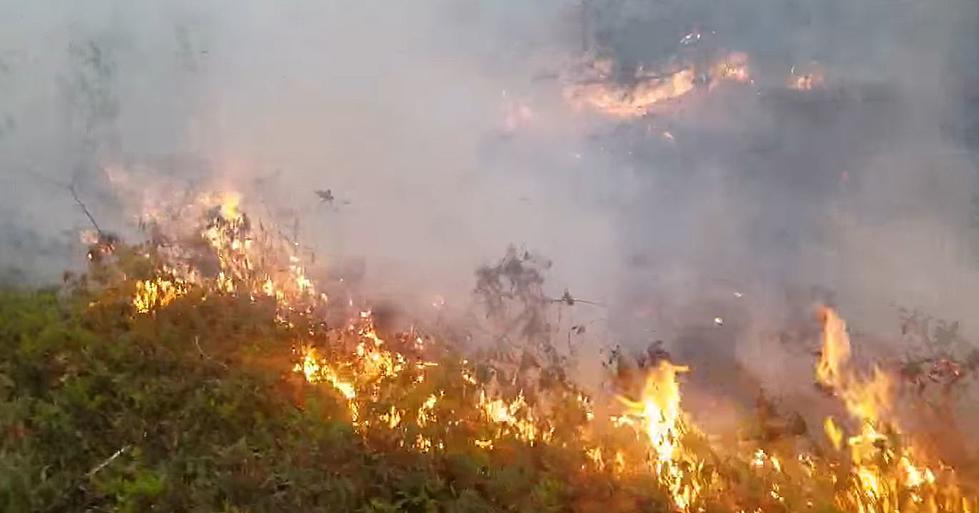 Fairfield Camp Fire Ignited Into A Large Brush Fire