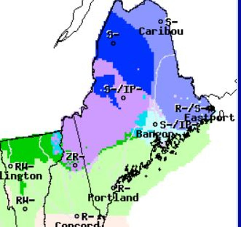 Parts Of Maine Could See Snow & Freezing Rain Wednesday Night