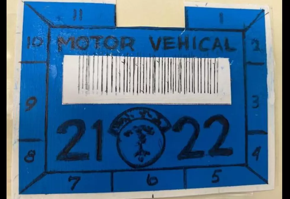 Can You Spot Why This Maine Inspection Sticker Is An Obvious Fake?