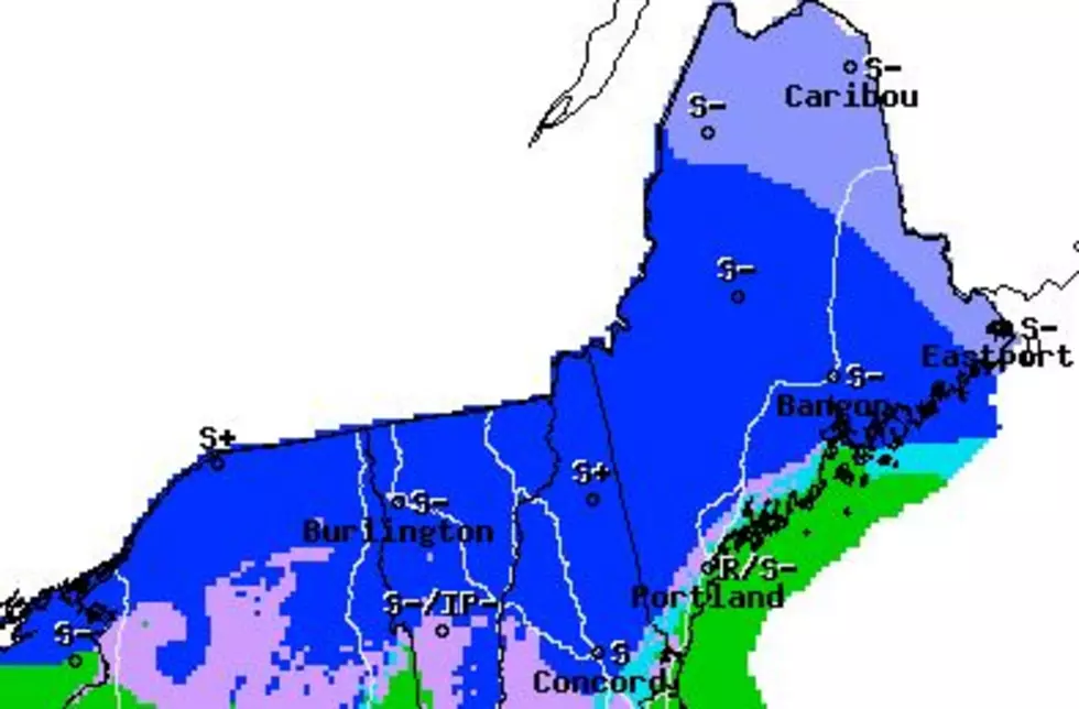 Most Of Maine & New Hampshire Under Winter Storm Warning