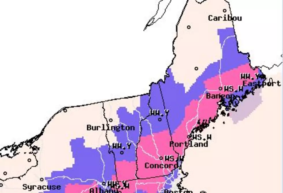 How Much Snow Will Maine Get On Sunday Night And Monday?