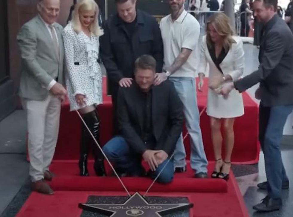 Check Out Video Of Blake Shelton Getting His Star
