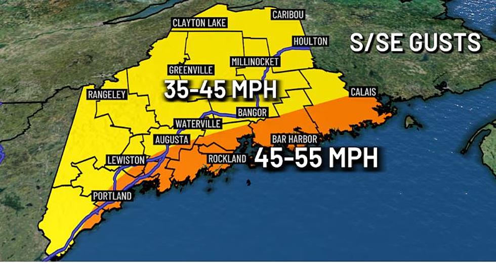Maine Could See Dangerous Wind Gusts on Wednesday and Thursday