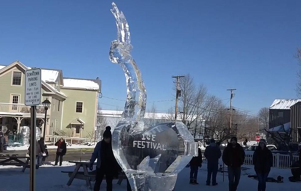 Marvel at Stunning Ice Sculptures in Belfast, Maine, This Weekend