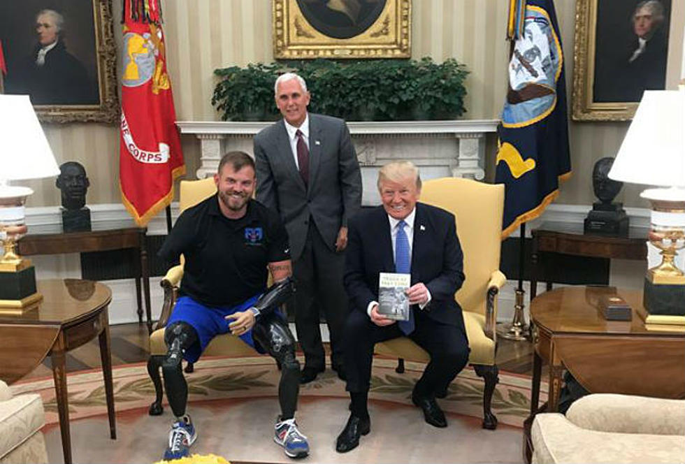 Travis Mills Meets President + Vice President in Washington DC