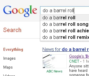 Do a barrel roll': Google search spins Twitter out of control as