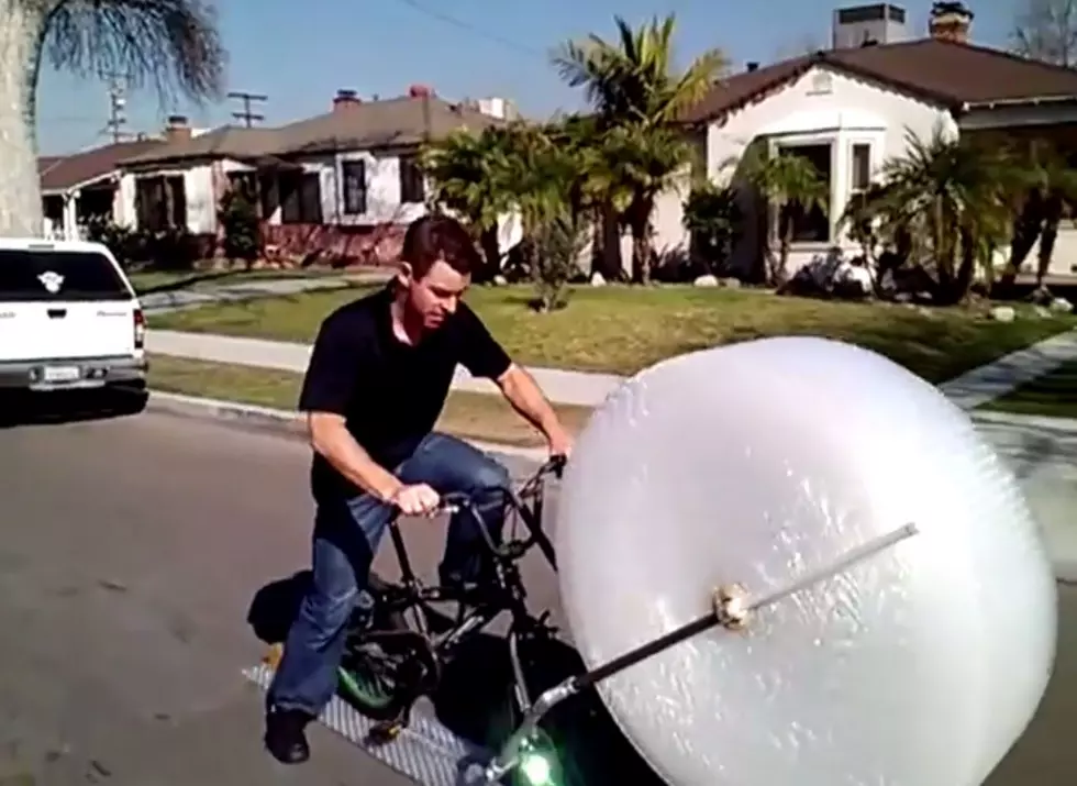 Have You Ever Seen a &#8216;Bubble Wrap Bike?&#8217; [VIDEO]