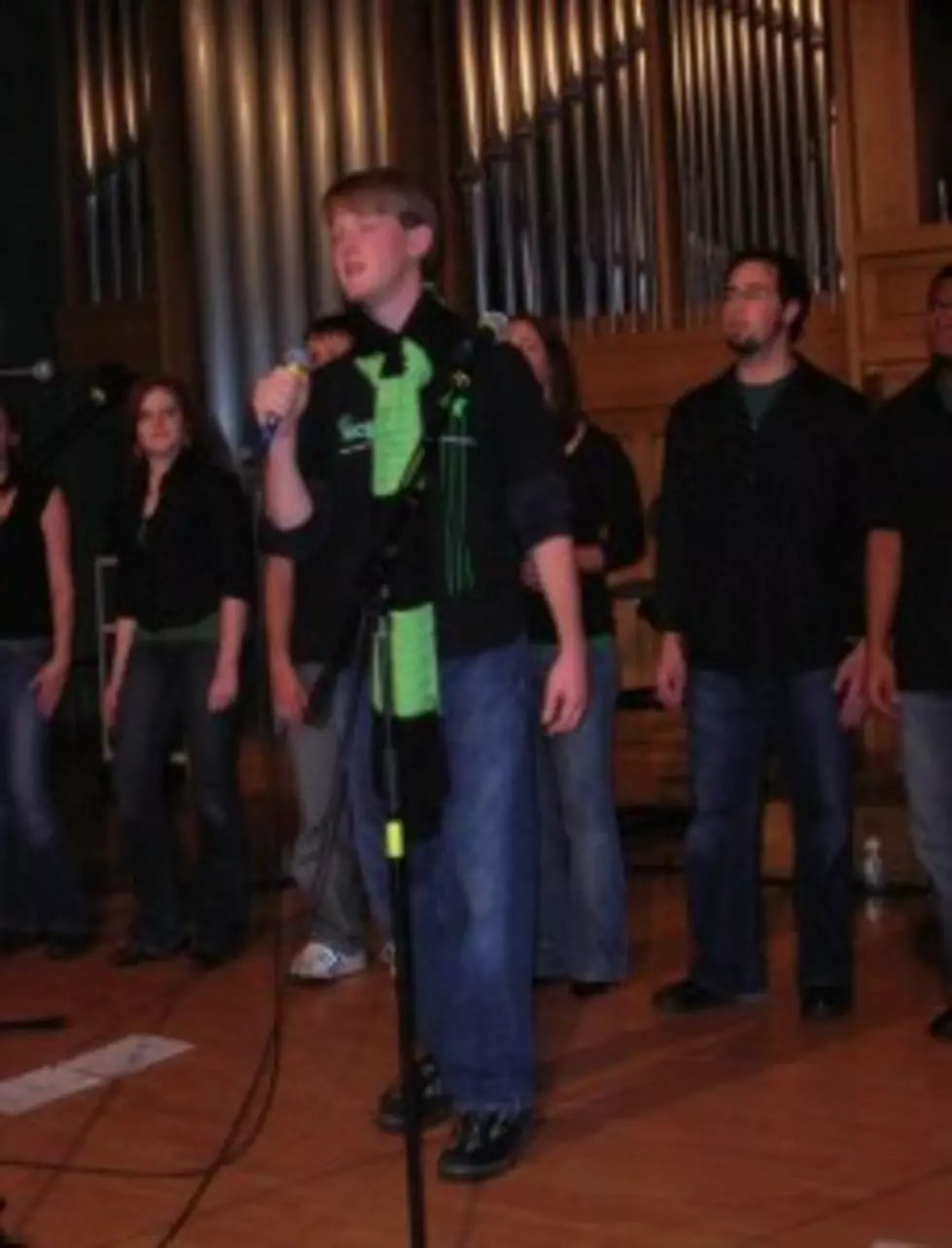 Watch Drew Perform in his College Acappella Group! [VIDEO]