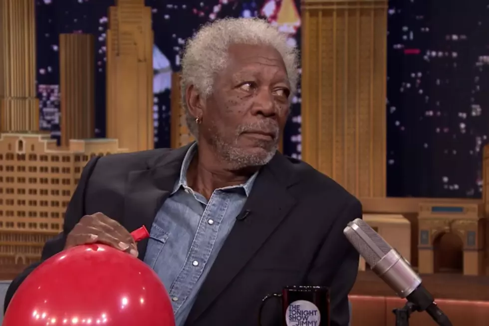 Morgan Freeman Doing an Interview on Helium is Hilarious [VIDEO]