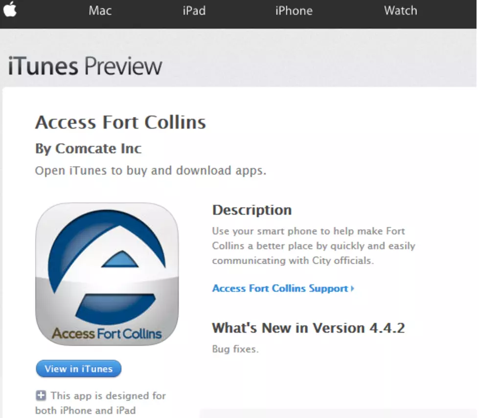 Access Fort Collins App Makes It Easy to Report Crime