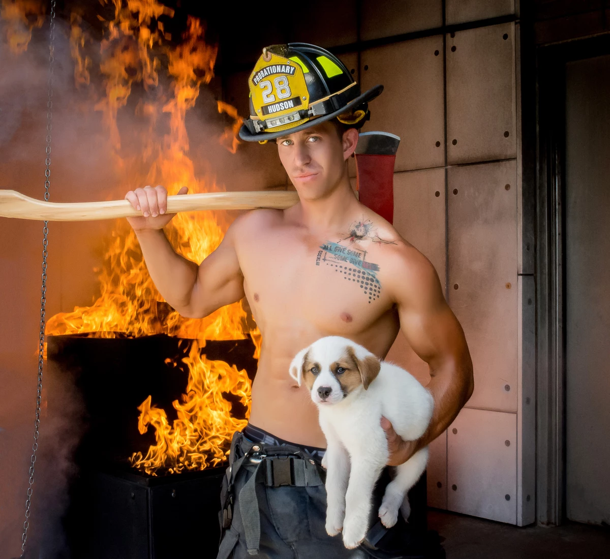 Colorado Firefighters Heat Up Calendar Season with Cute Dogs