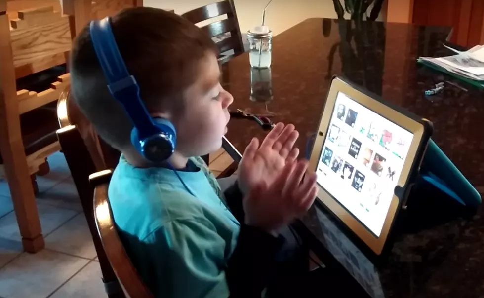 Check Out My Kid Singing With Headphones On