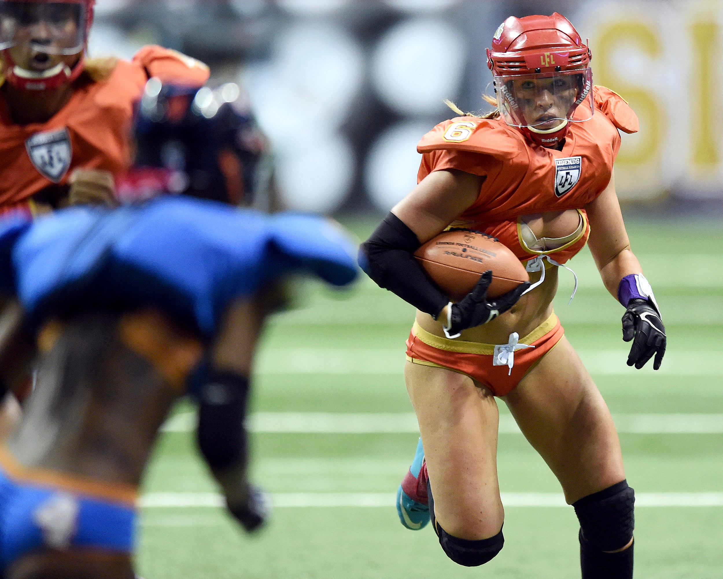 Women's American Football Invades the Budweiser Events Center